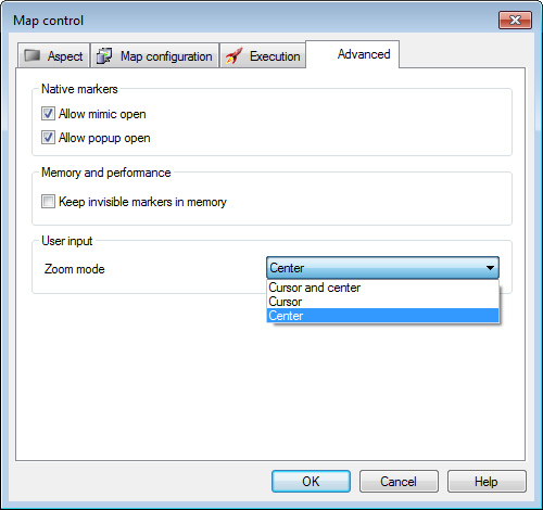 Creating and Configuring a Map Control