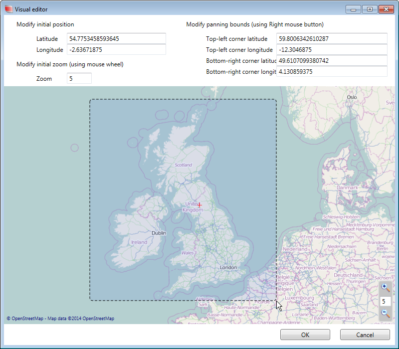 Creating and Configuring a Map Control
