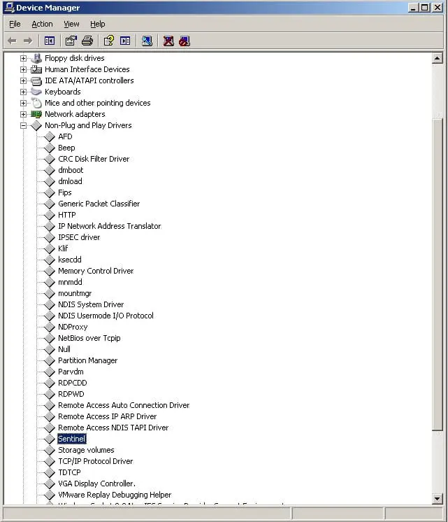 Sentinel_driver_issue_at_Windows_startup_1