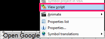 View script