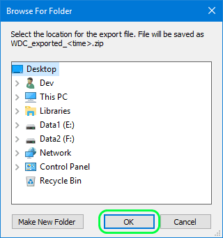 WDC 12 Export Configuration 2