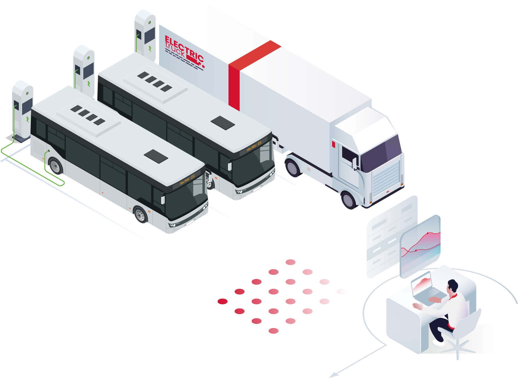 e bus illustration