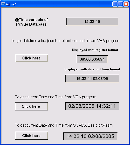 Date and time formats from SCADA Basic and VBA - PcVue PcVue