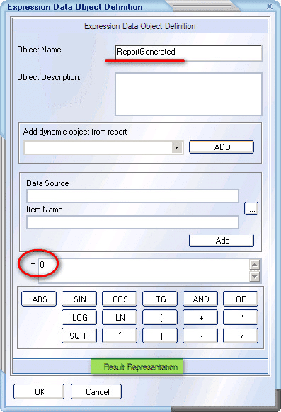 dr automatic genration expression data object definition
