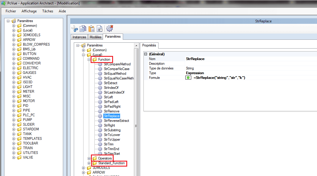 Expressions Parameters