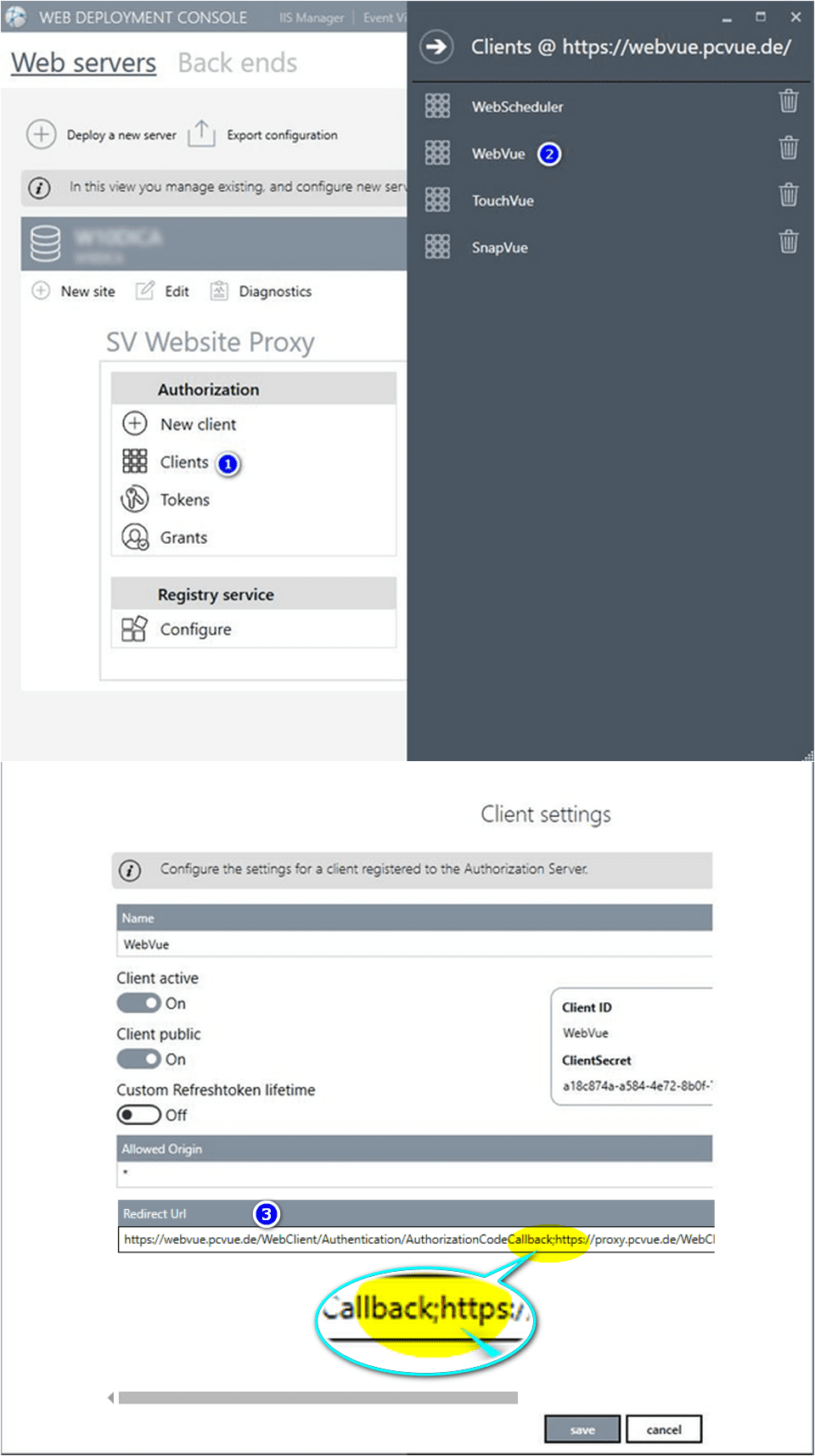 Redirect URL
