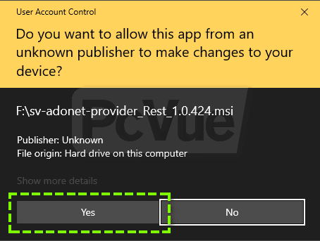 REST Provider installation part 2