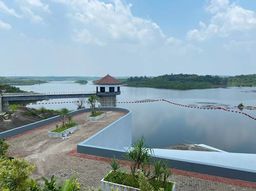 Karian Dam in Indonesia