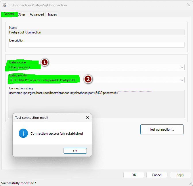 POSTGRE SQL CONNECTION