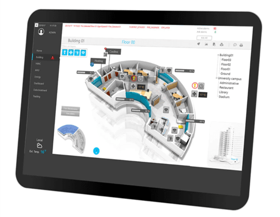 Webvue, a web based SCADA interface